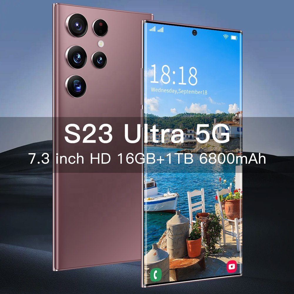New S23 ultra Smartphones 12GB+512GB Brand new 10-Core Cellphones unlocked Dual SIM Long lasting battery phone Global version